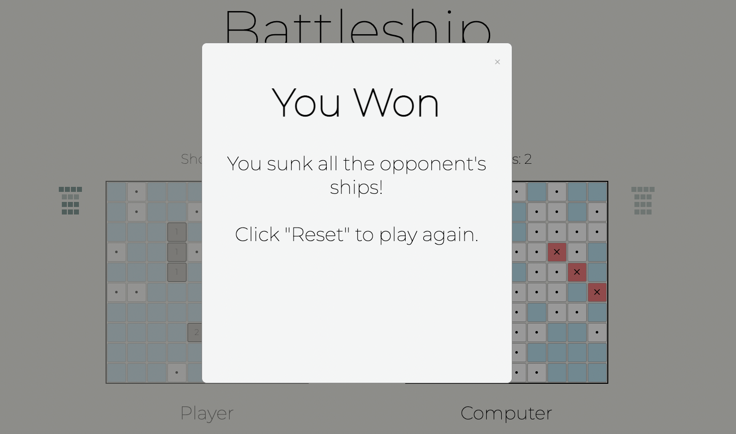 Winning the game