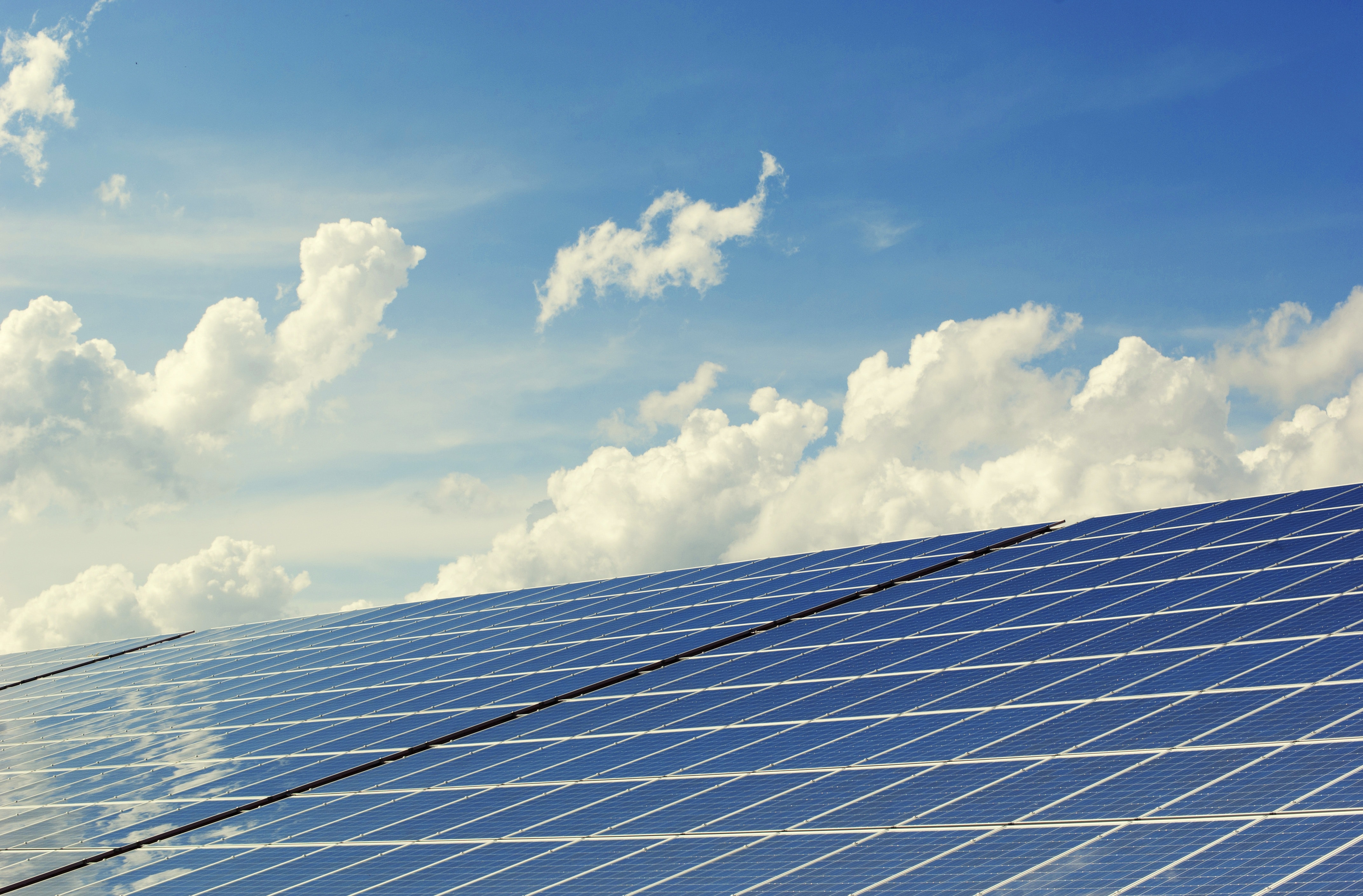 Picture of solar panels